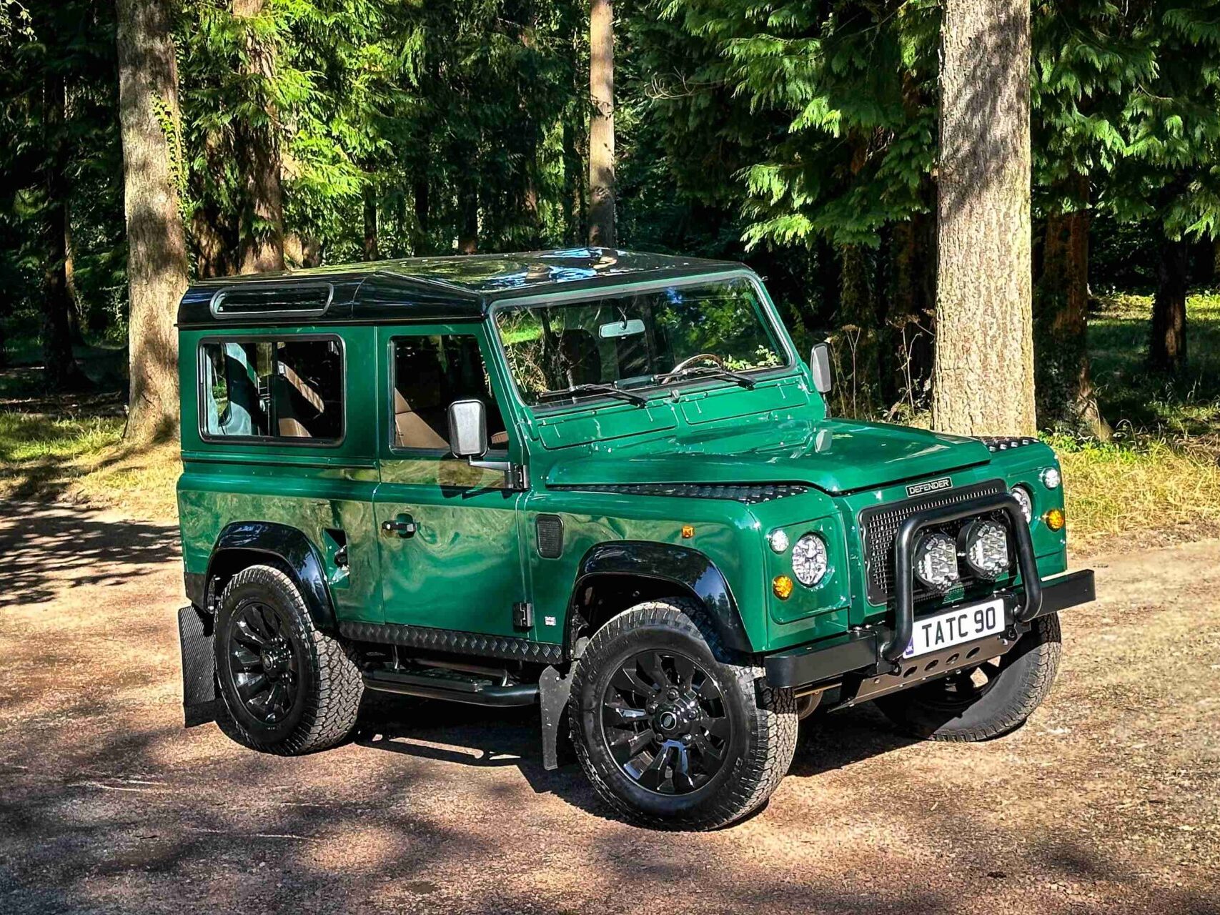 British Racing Green Defender 90